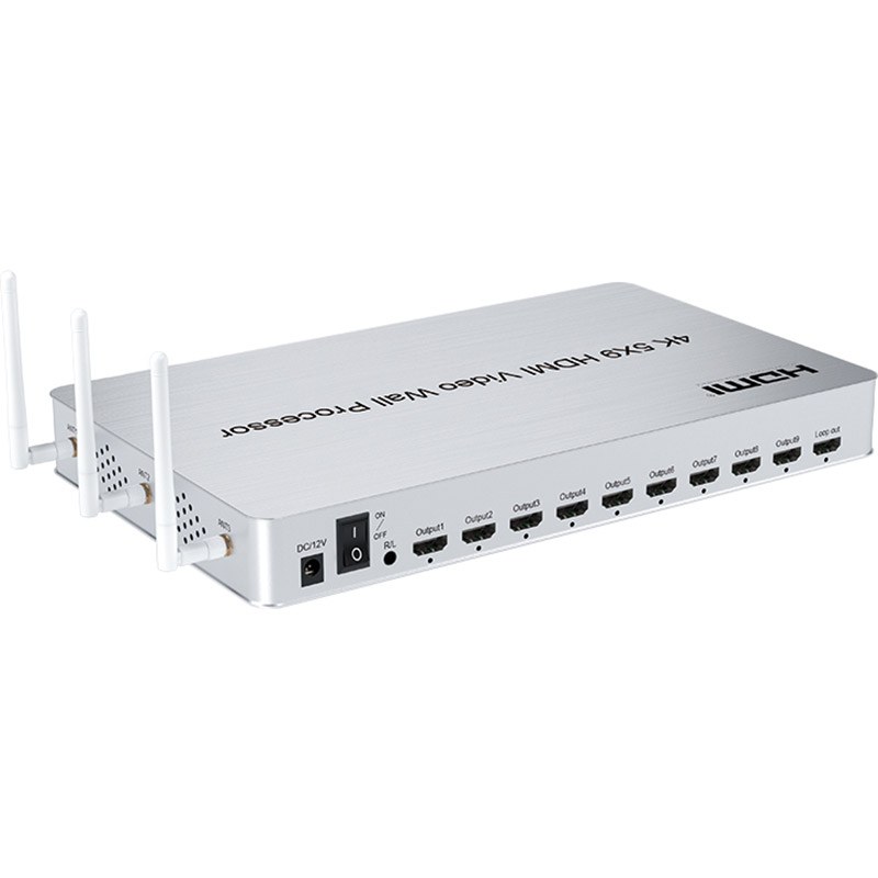 Контролер відеостіни POWERPLANT HDMI 5x9 4K 30hz Video Wall (HDVW05)