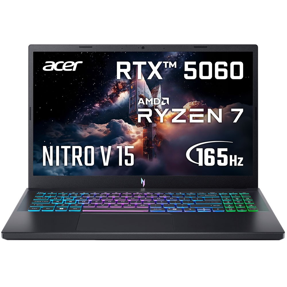 Ігровий ноутбук ACER Nitro V 15 ANV15-A31-R1GF Obsidian Black (NH.U3REU.00U)
