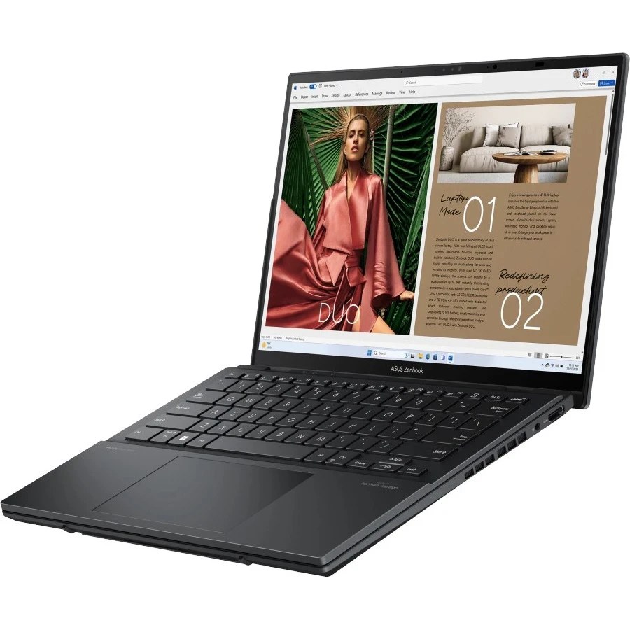 Ноутбук ASUS Zenbook Duo UX8406CA-QL047X Inkwell Gray (90NB14X1-M001P0)
