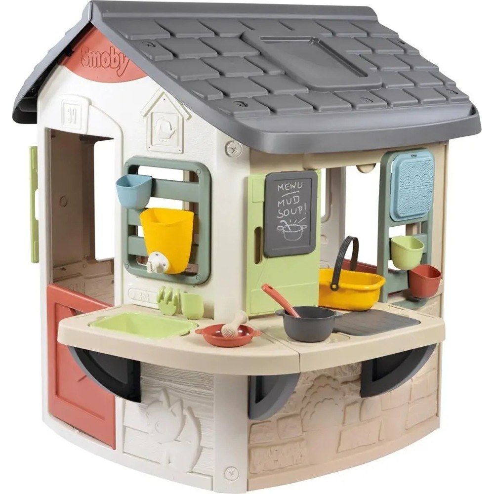 Іграшковий будиночок SMOBY Life Садівник з кухнею та мийкою (7600810505)