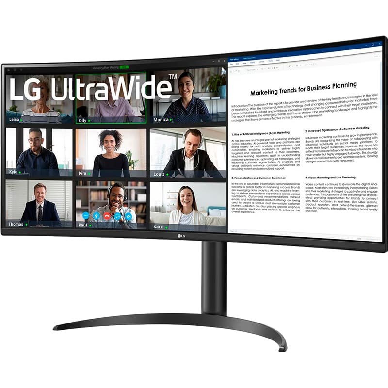 Монітор LG UltraWide 34WR55QK-B