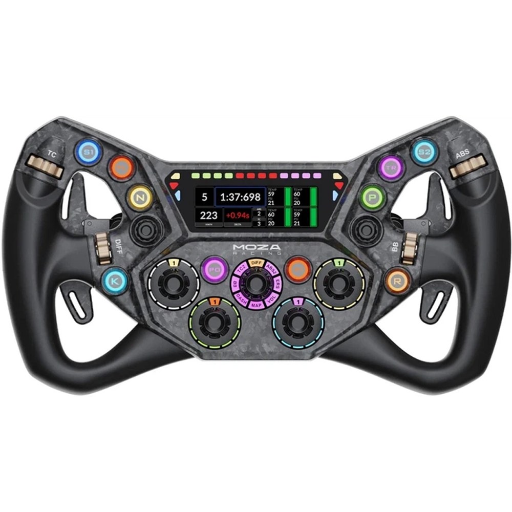 Кермо MOZA Racing KS Pro GT 30см дисплей 2,99" RGB Black (RS095)