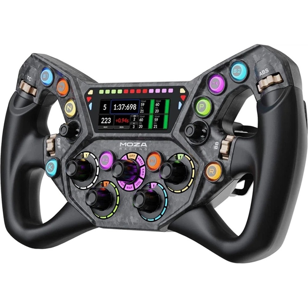 Кермо MOZA Racing KS Pro GT 30см дисплей 2,99" RGB Black (RS095)