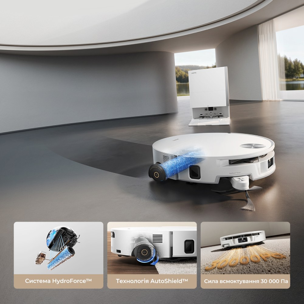 Робот-пилосос MOVA S70 Pro Roller White (RLZ11HE-Wh)