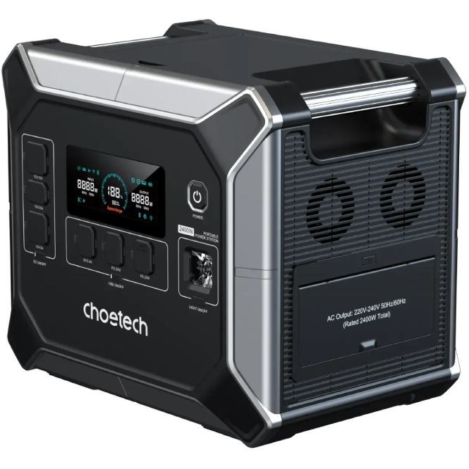 Зарядна станція CHOETECH 2400W Wifi (BS067-BQB)