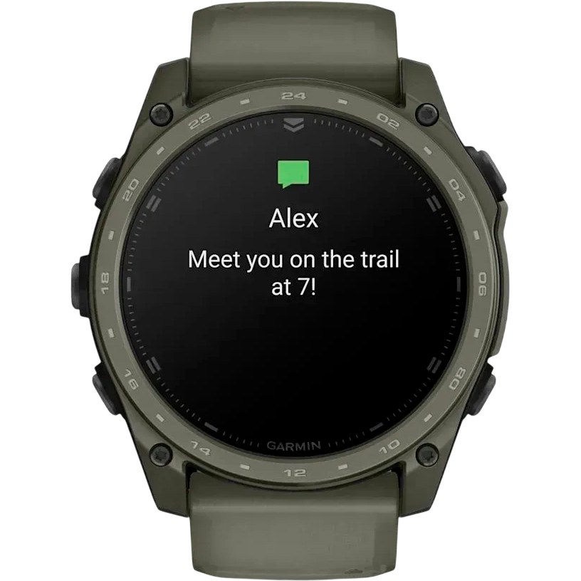 Смарт-годинник GARMIN Tactix 8 Cerakote Olive Drab 51 мм GPS (010-04553-11)
