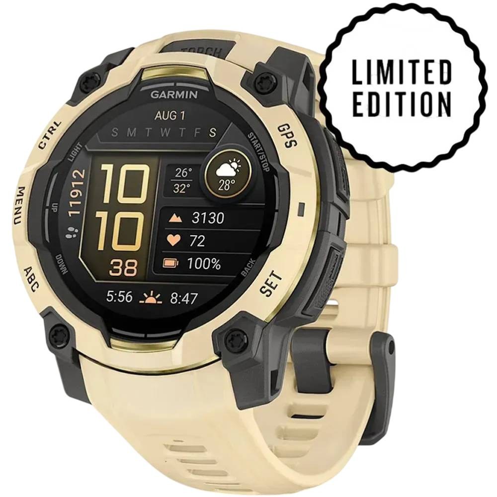 Смарт-годинник GARMIN Instinct 3 45mm Citrine/Gray with Citrine Band (010-02936-02)