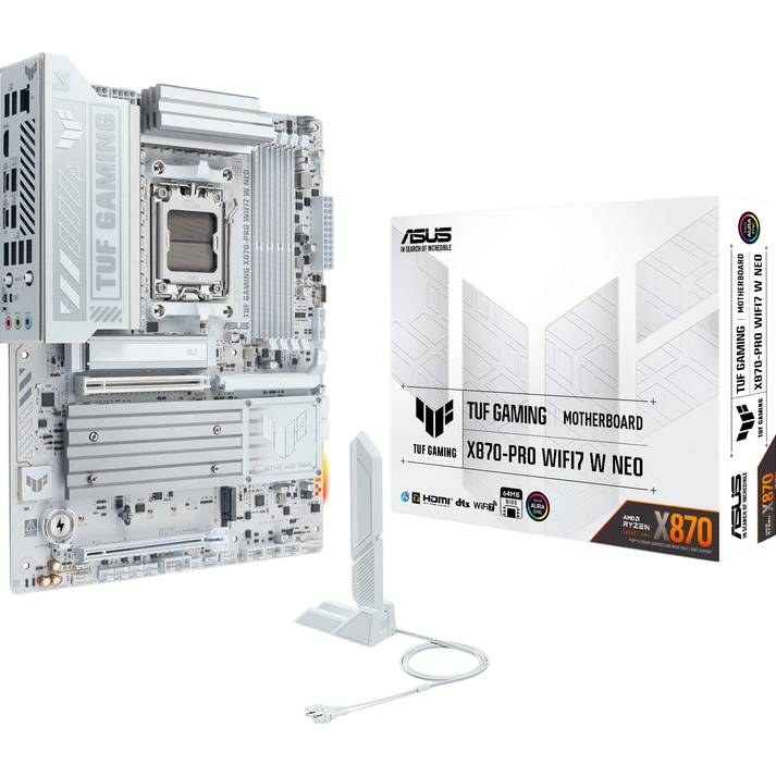Материнська плата ASUS TUF GAMING X870-PRO WIFI7 W NEO White (90MB1NY0-M0EAY0)
