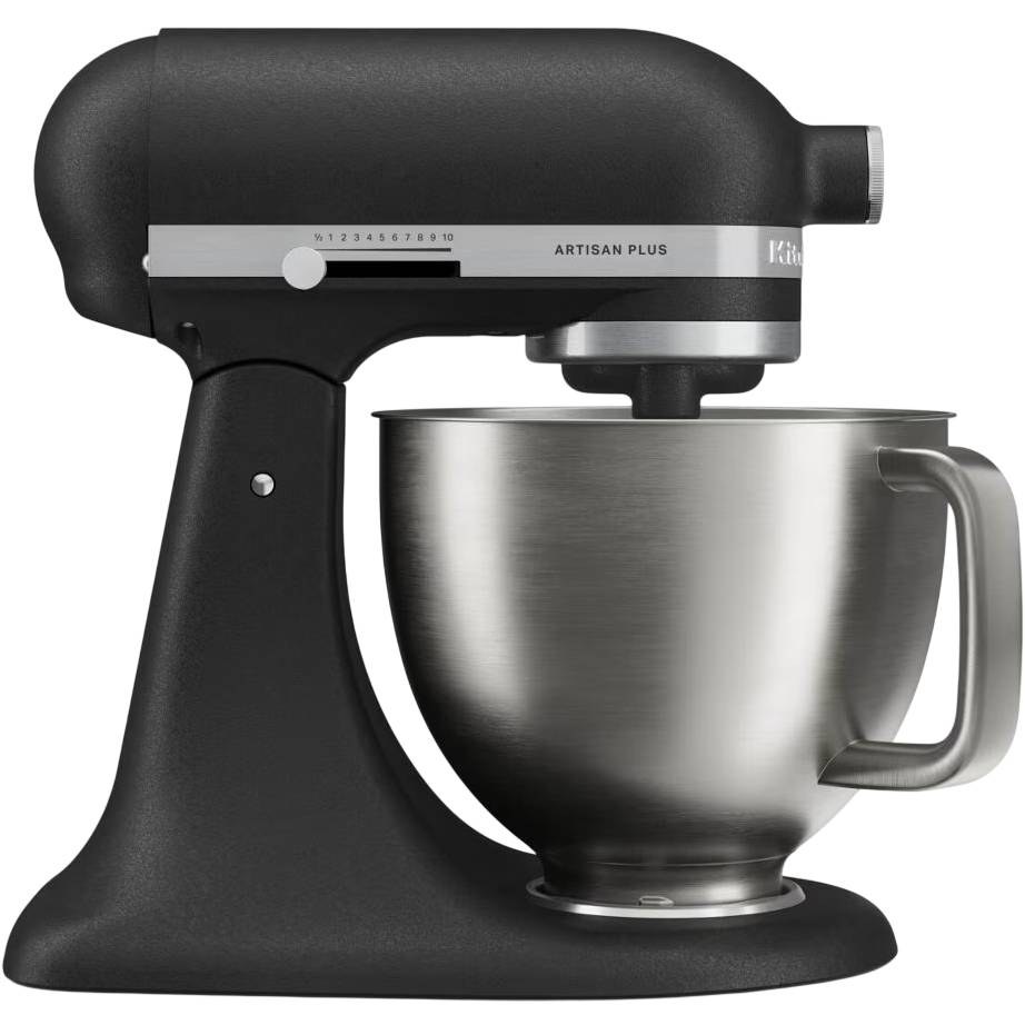 Міксер планетарний KITCHENAID Artisan Plus 4,7 л Black Cast Iron (5KSM50PKVEBK)