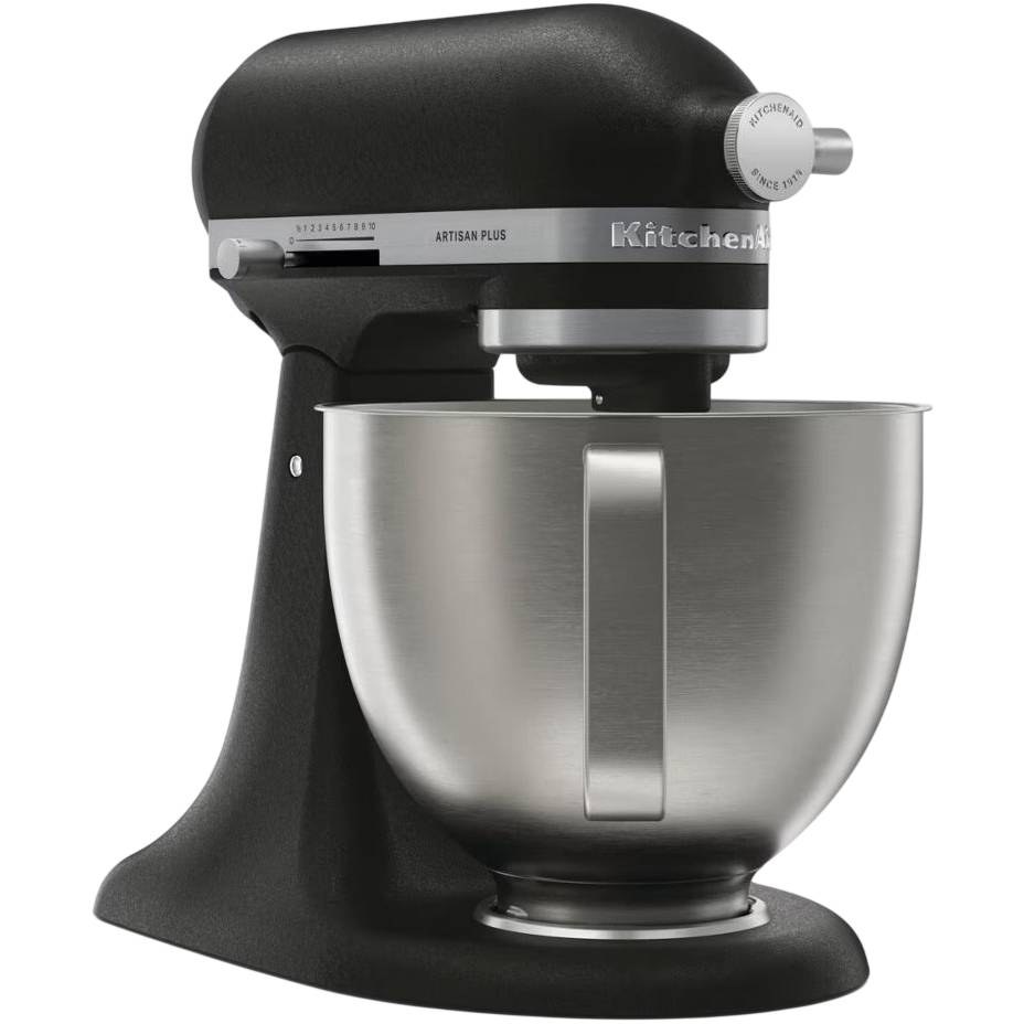 Міксер планетарний KITCHENAID Artisan Plus 4,7 л Black Cast Iron (5KSM50PKVEBK)