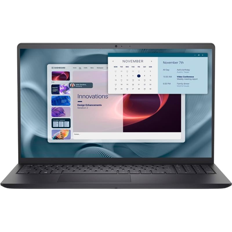Ноутбук DELL Pro 15 Essential PV15250 Carbon Black (PV15250_RPLU_005_P_FgrPr_UBU)