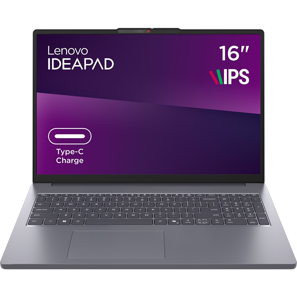 Ноутбук Lenovo IdeaPad Slim 3 16IPH11 Luna Grey (83US0045RA)