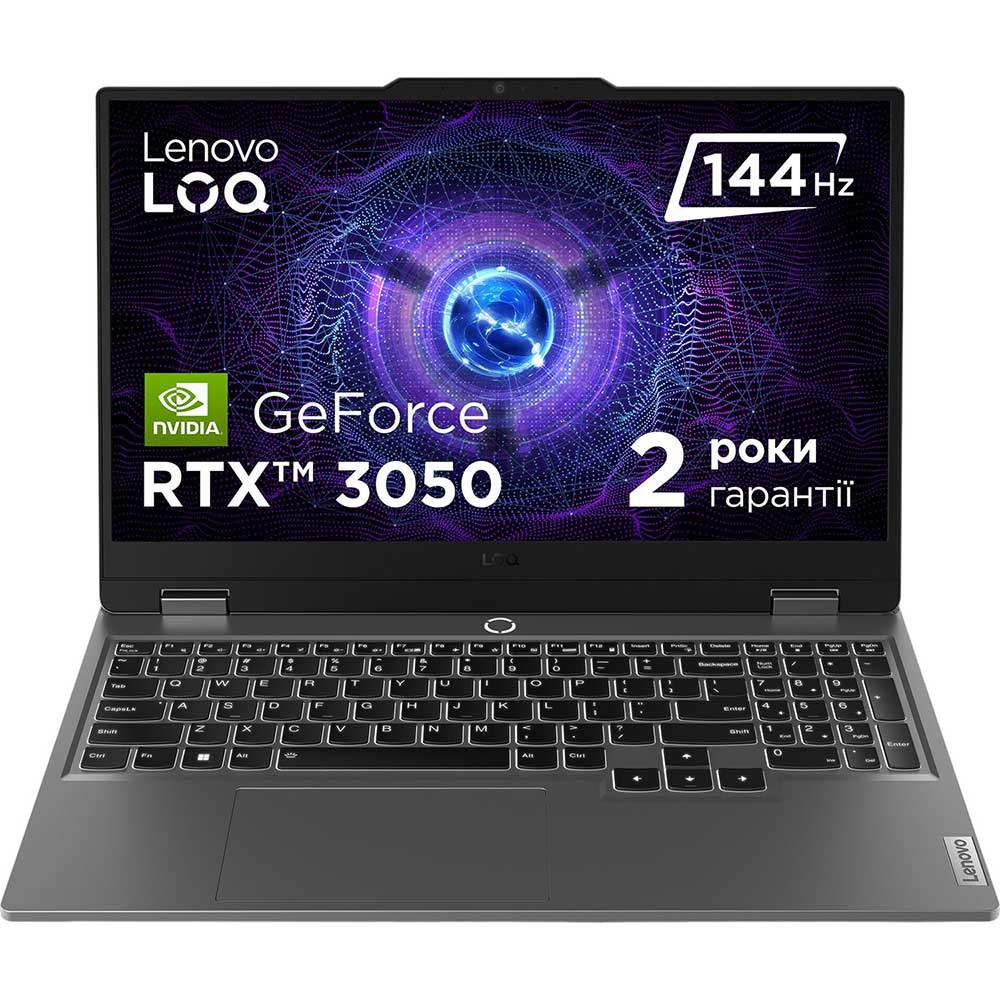 Ноутбук LENOVO LOQ 15IRX9 Luna Grey (83DV01KKRA)