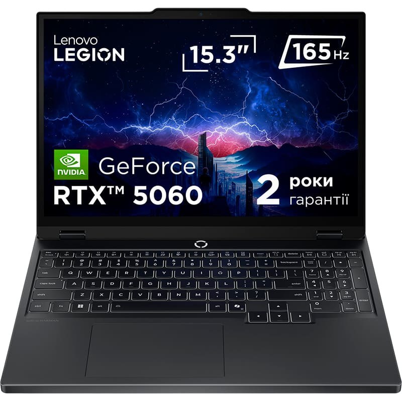 Ігровий ноутбук LENOVO Legion 5 15IRX10 Eclipse Black (83LY00WQRA)