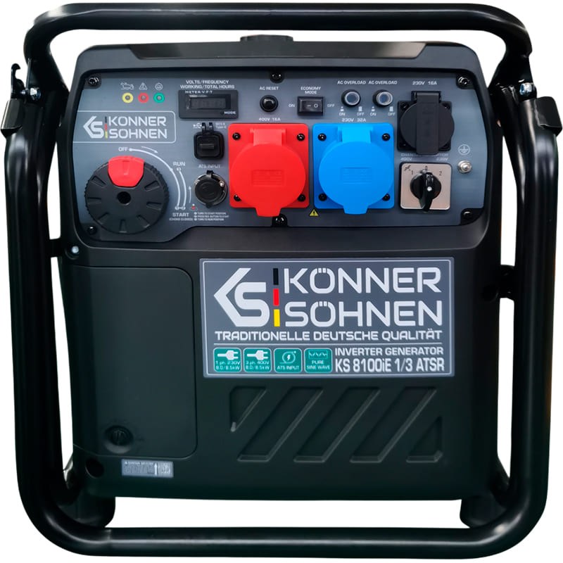 Генератор інверторний KONNER&SOHNEN KS 8100iE 1/3 ATSR (KS8100IE1/3ATSR)