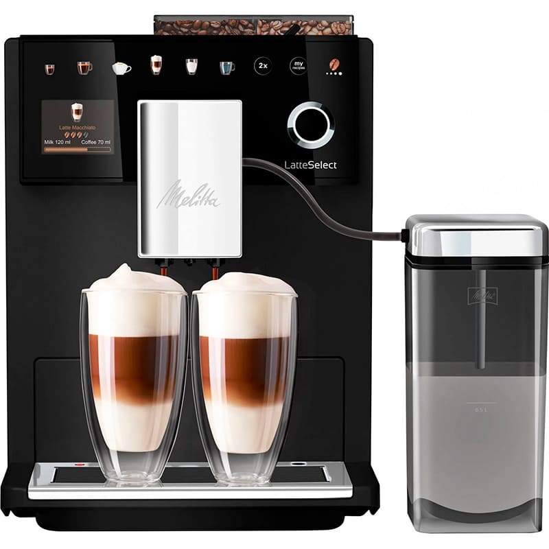 Кавомашина MELITTA Latte Select Frosted Black (F630-212)