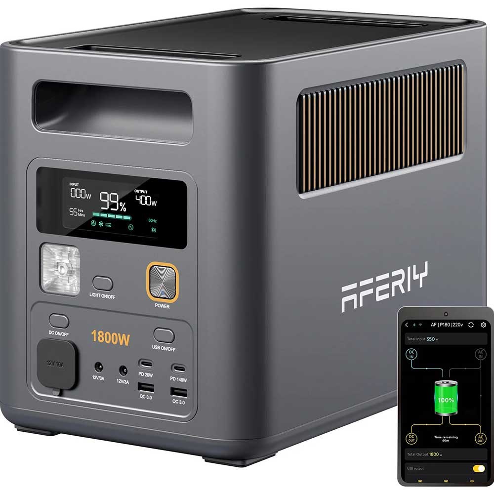Зарядна станція AFERIY P180 Pro 1024 Вт·год 1800 Вт (AF-P180 Pro)