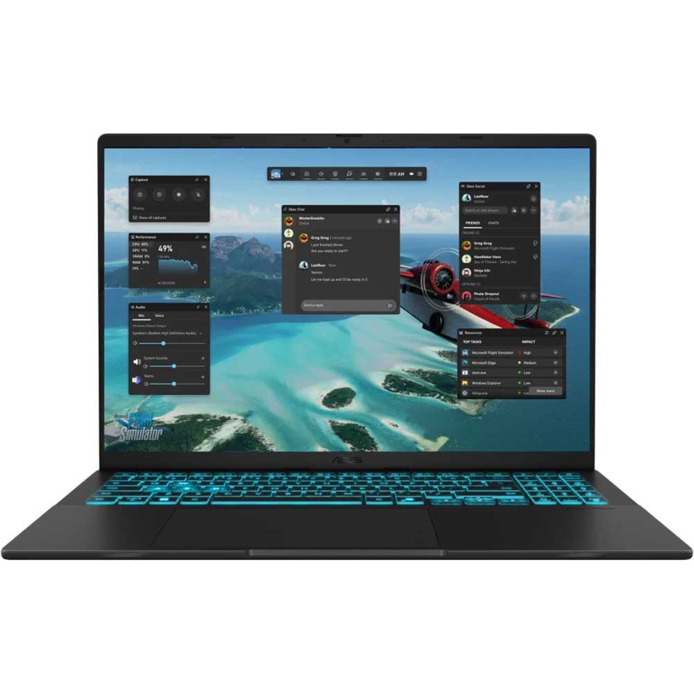 Ноутбук ASUS V16 V3607VJ-TK207 Matte Black (90NB15V1-M00DS0)