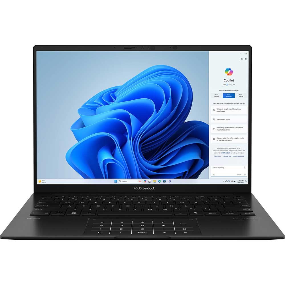 Ноутбук ASUS Zenbook 14 OLED UM3406GA-QD008W Jade Black (90NB17R1-M000A0)