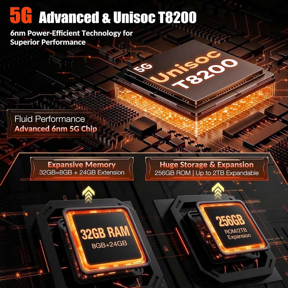Планшет ORCATAB WT1 Pro 6/256GB LTE Black (ORCATAB_WT1_Pro_BK)