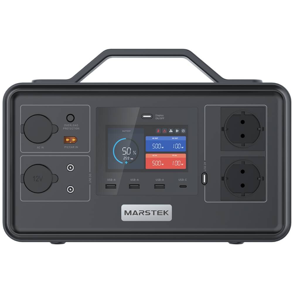 Зарядна станція MARSTEK A500 Pro 500W 518.4Wh