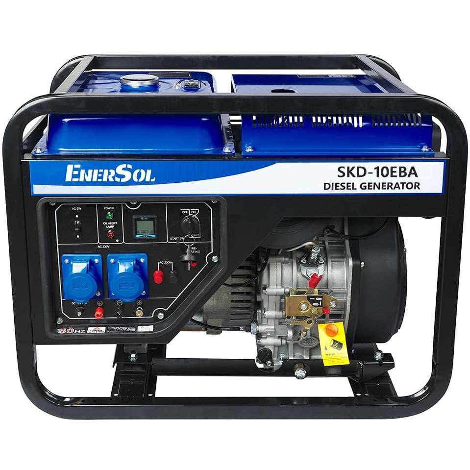 Генератор дизельний ENERSOL 230В 9-10кВт (SKD-10EBA)