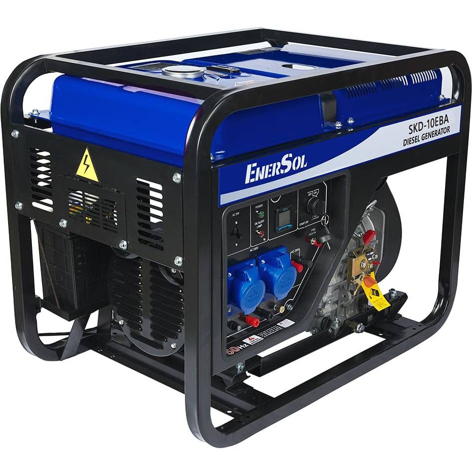 Генератор дизельний ENERSOL 230В 9-10кВт (SKD-10EBA)