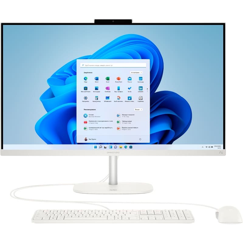 Моноблок HP OmniStudio 27-cw0001ua Cotton White (E6VV3EA)